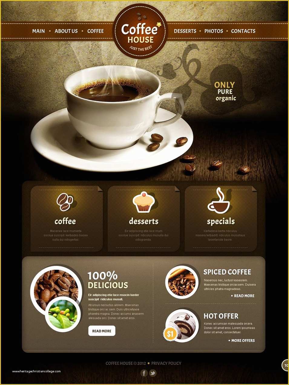 Coffee Shop Website Template Free Download Of 29 Best Joomla Shops 