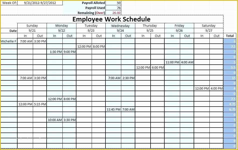 Construction Schedule Template Weekly