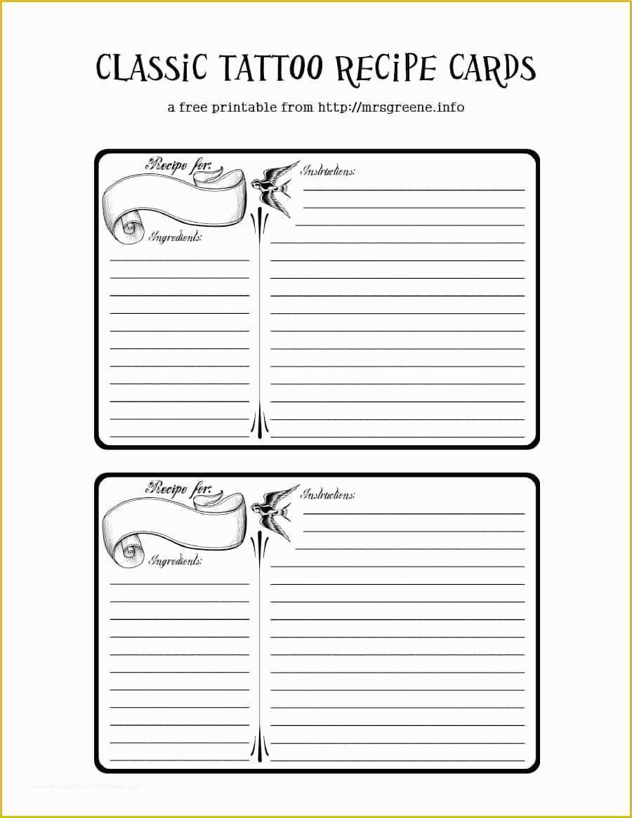 Cookbook Page Template Free Of Black and White Recipe Book Template ...