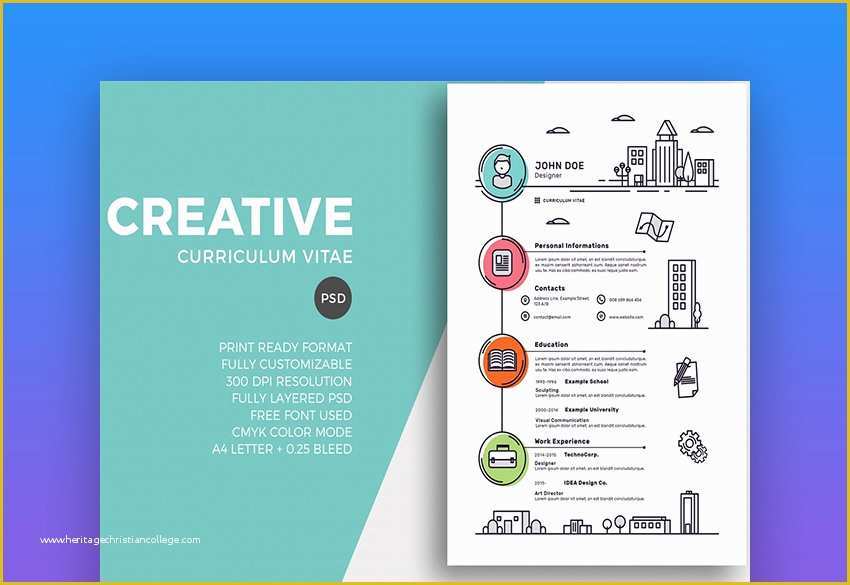 Creative Resume Templates For Word Free Of 20 Free Creative Resume 