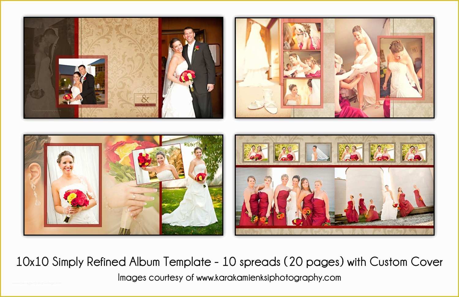  Digital Album Wedding Photoshop Psd Templates Free Download Of Simply 