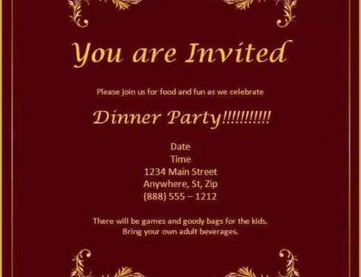Dinner Party Invitation Templates Free Download Of 52 Meeting Invitation Designs