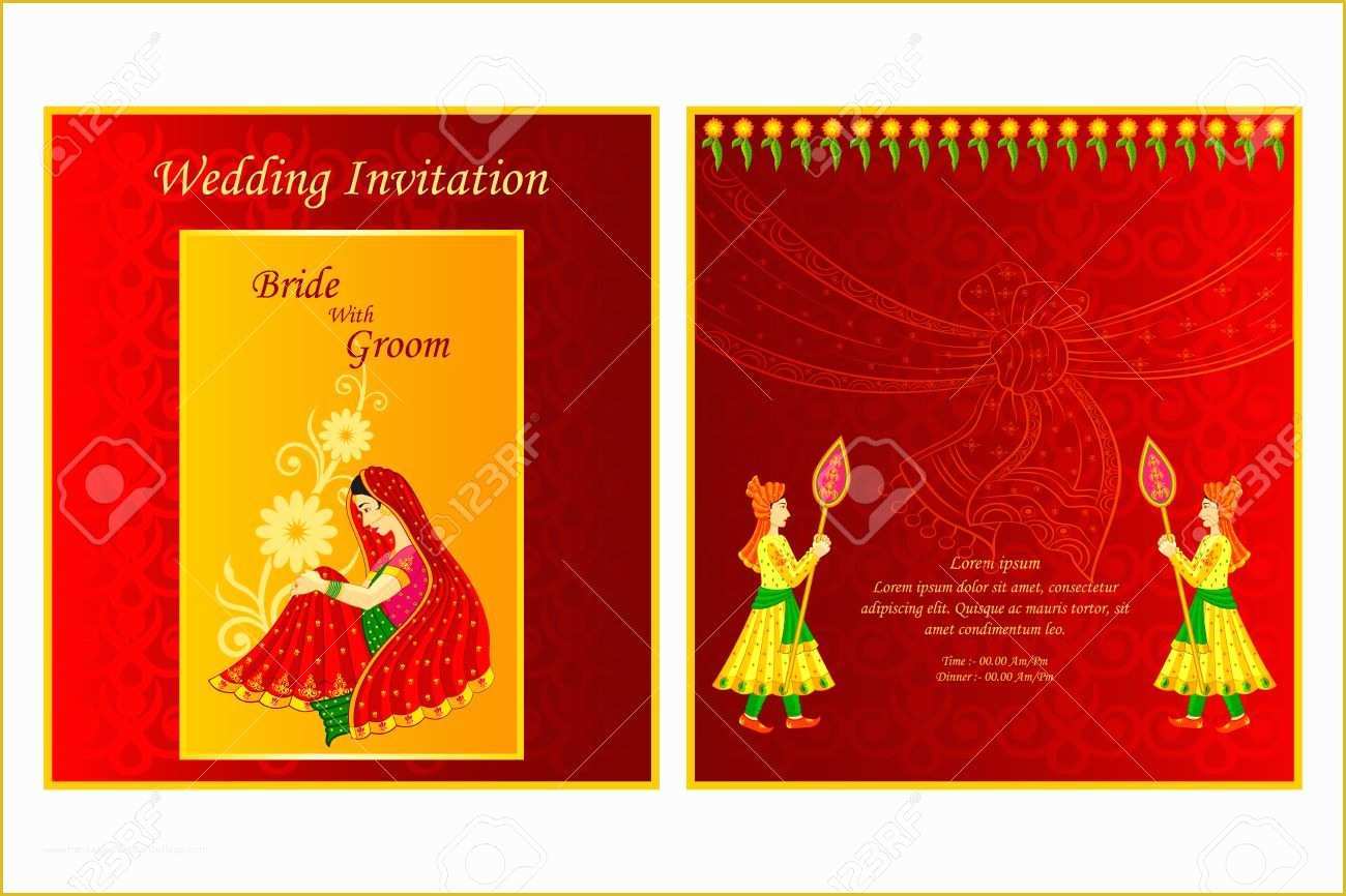 Editable Hindu Wedding Invitation Cards Templates Free Download Of 