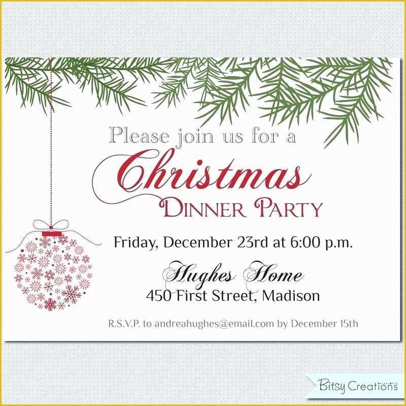 Electronic Holiday Invitation Templates Free Of Free Printable ...
