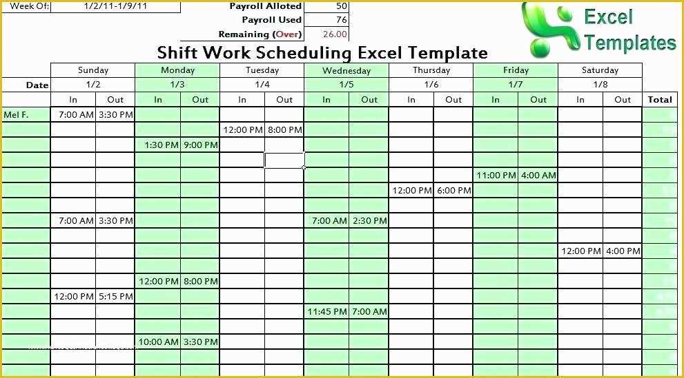 employee schedule work schedule maker