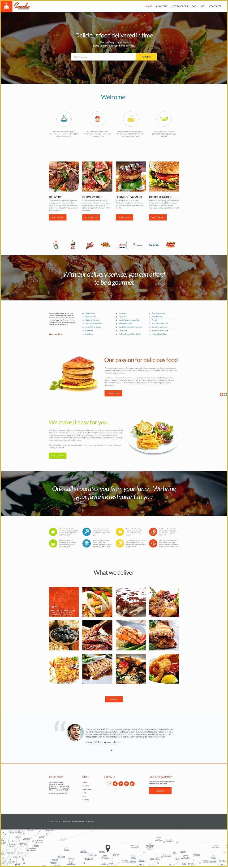 Fast Food Website Template Free Download Of Blank Food Web Template 