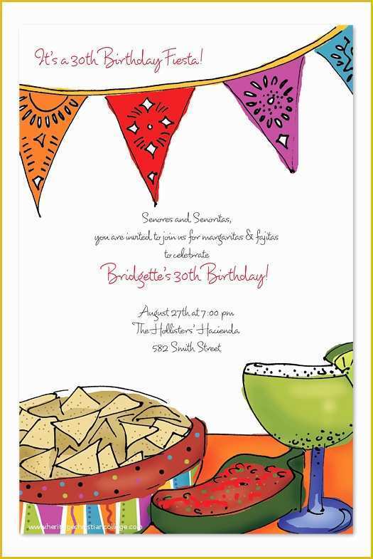 Fiesta Invitations Templates Free Of Fiesta Food Party Invitations By