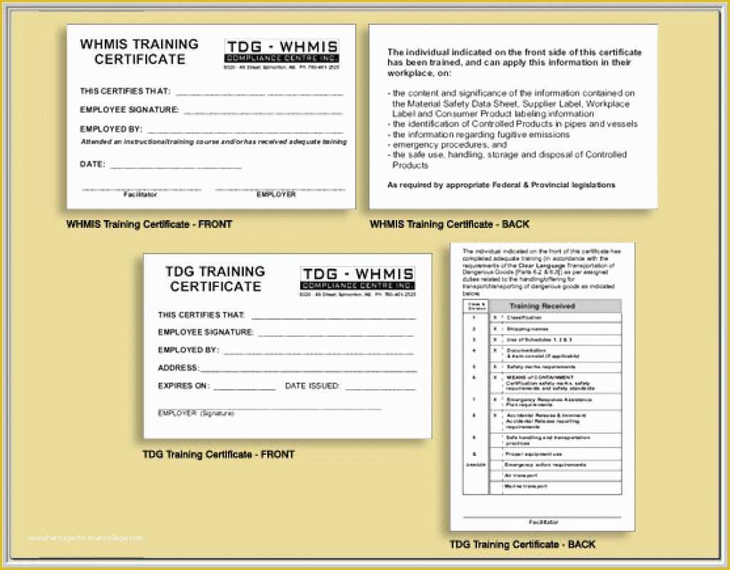 printable forklift certification card template free