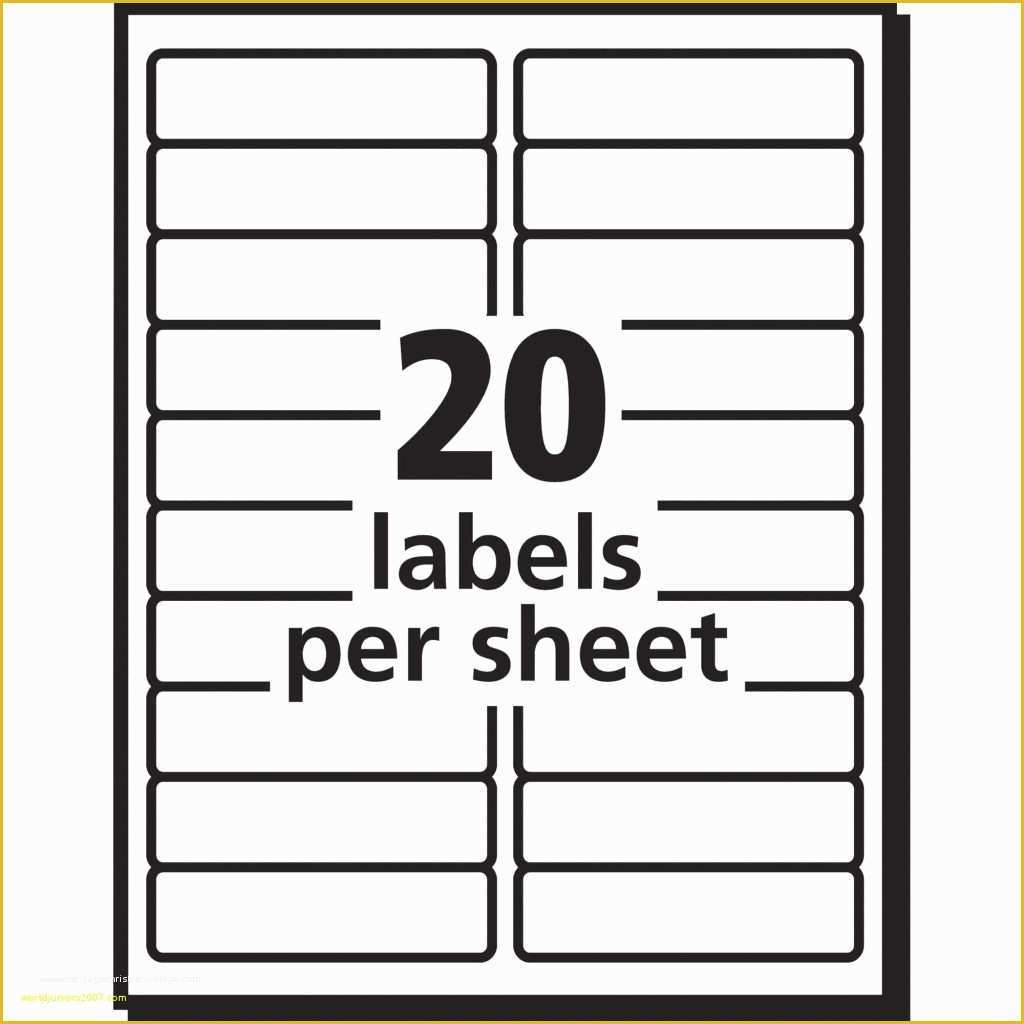 Free Address Label Templates Of 4000 Laser Ink Jet Labels Return 