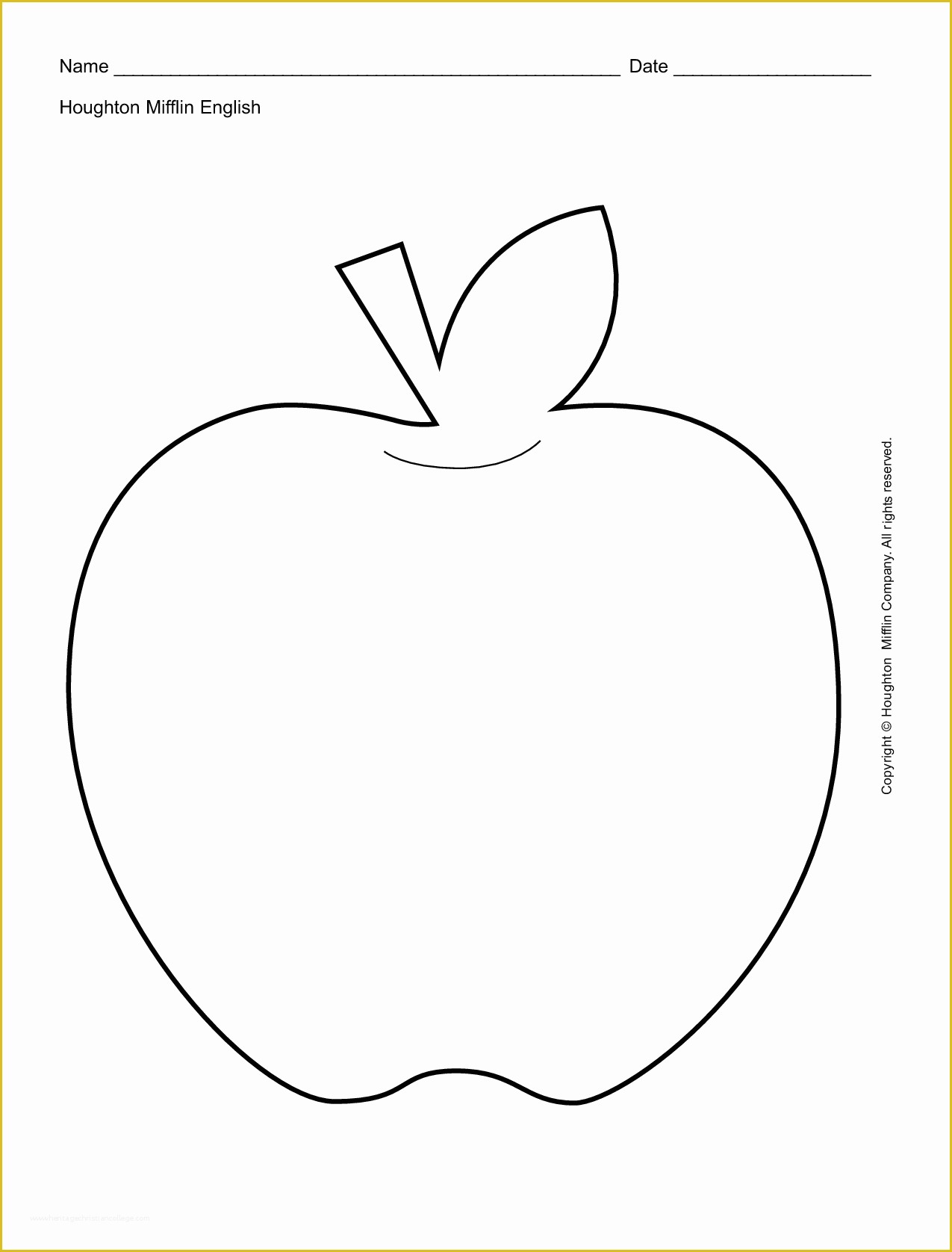 Free Apple Pages Templates Of 6 Best Of Free Printable Apple Template