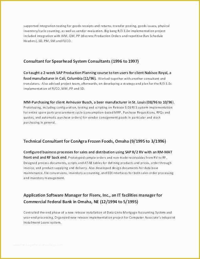 Free Ats Resume Templates Of Ats Friendly Resume Template Free 