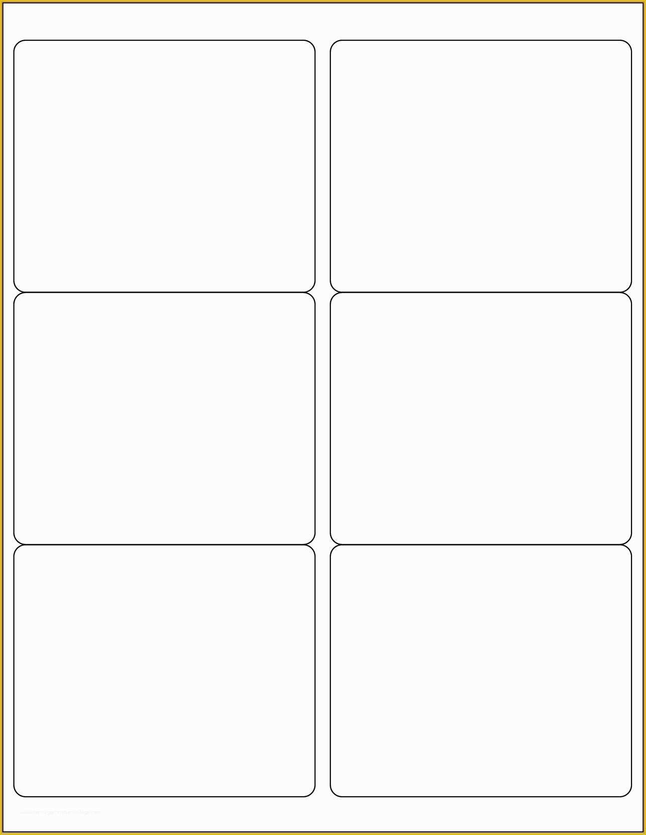 3X5 Label Template