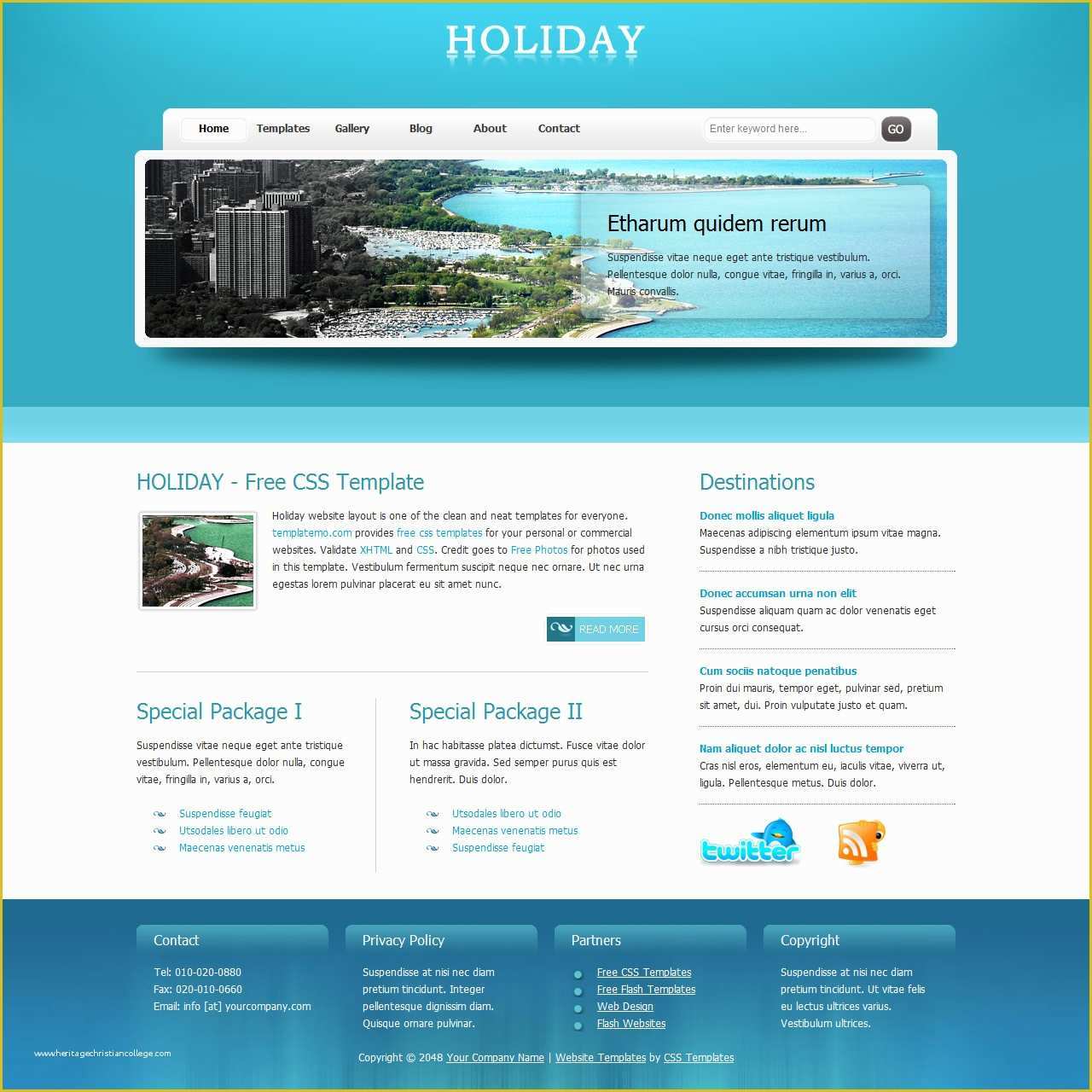 Free Aviation Website Templates Of Free HTML5 Website Template Airlines 