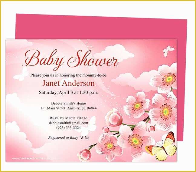 Free Baby Shower Invitation Templates For Word Of Baby Shower 