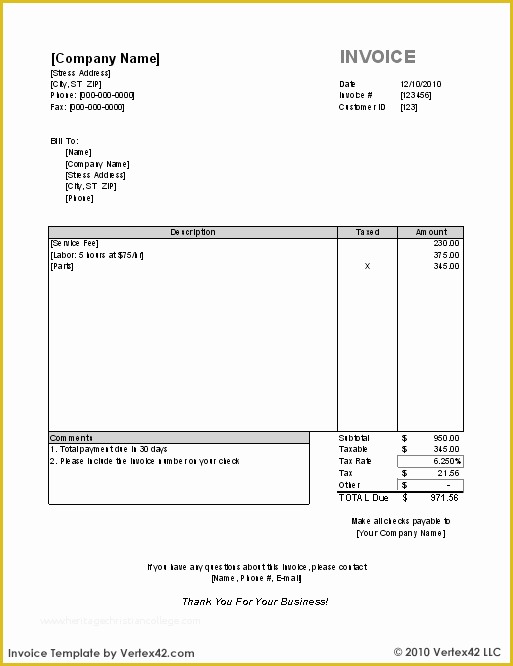 bakery invoice template excel excel templates