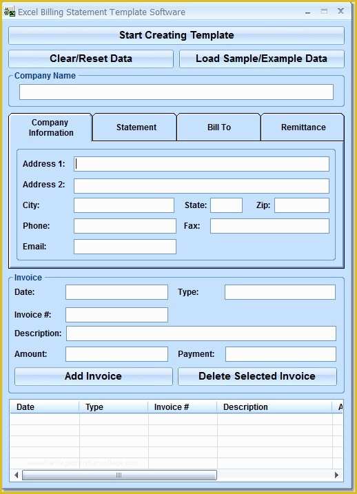 Free Bank Statement Template Excel Of Download Free Excel Billing 