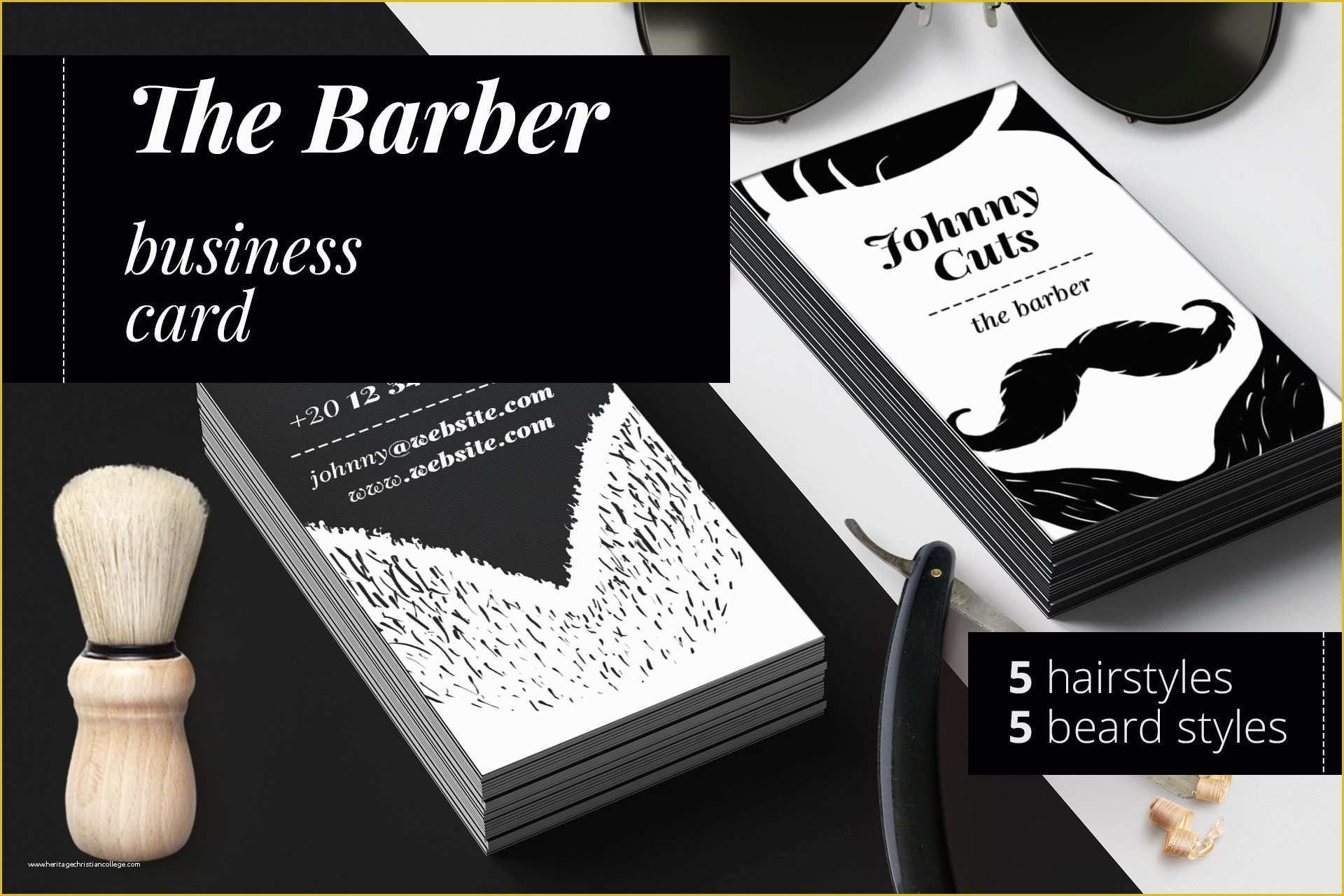 Free Barber Business Card Template Of 27 Barber Business Card Templates ...