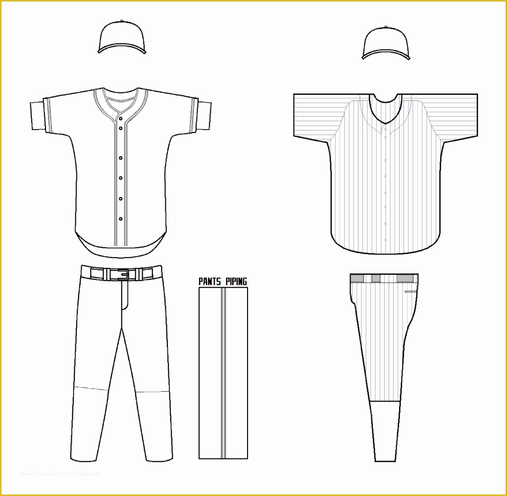 Free Baseball Jersey Template