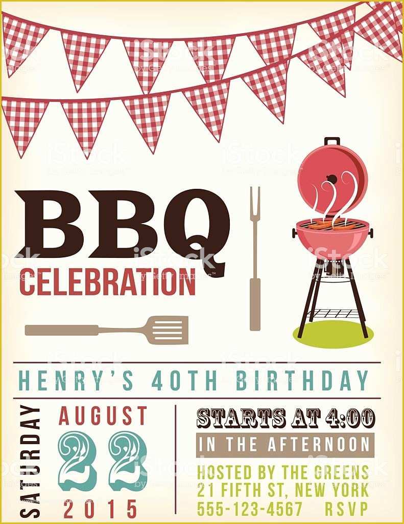 Free Bbq Invitation Template