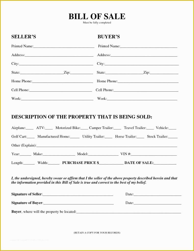 Free Bill Of Sale Template Ga Of Free Georgia Firearm Gun Bill Of Sale Form Pdf