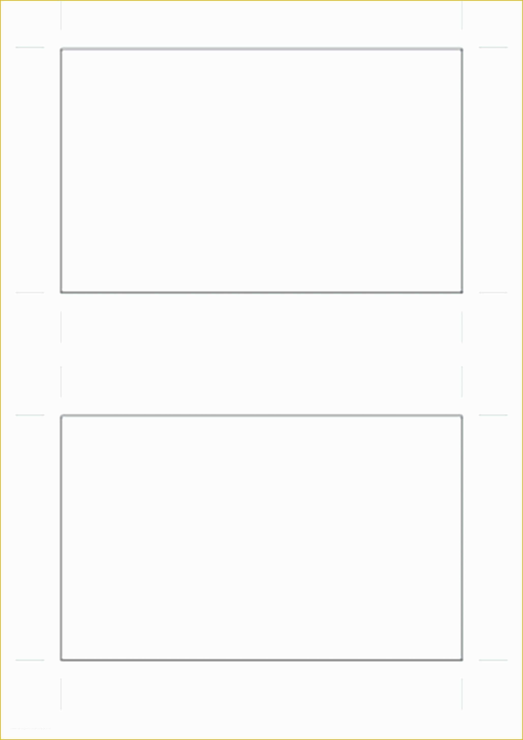 Printable Blank Business Card Template