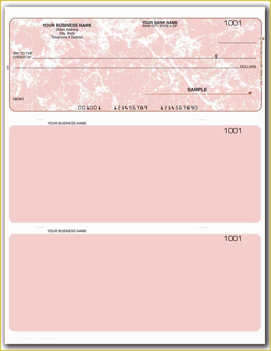 print on personal check template