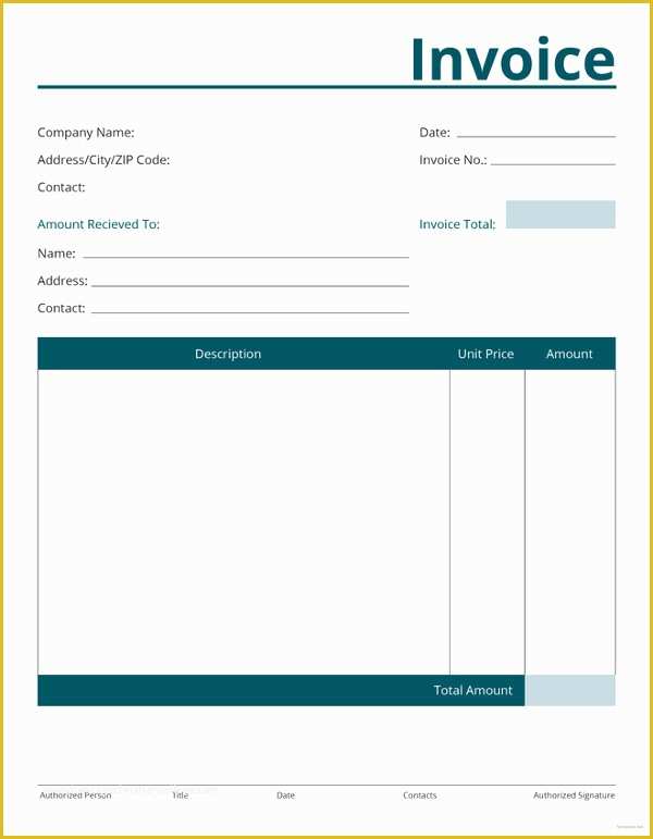 Free Blank Invoice Template Of 19 Free Invoice Template Excel Easy To 