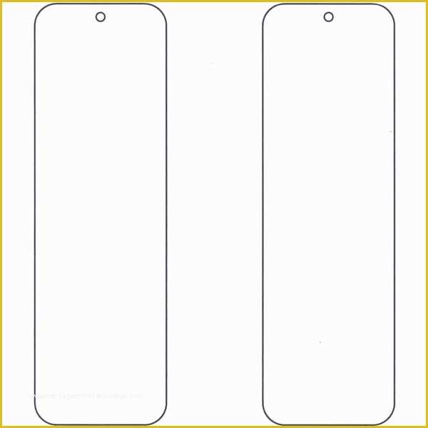 Free Bookmark Templates Of Blank Bookmark Template for Word ...