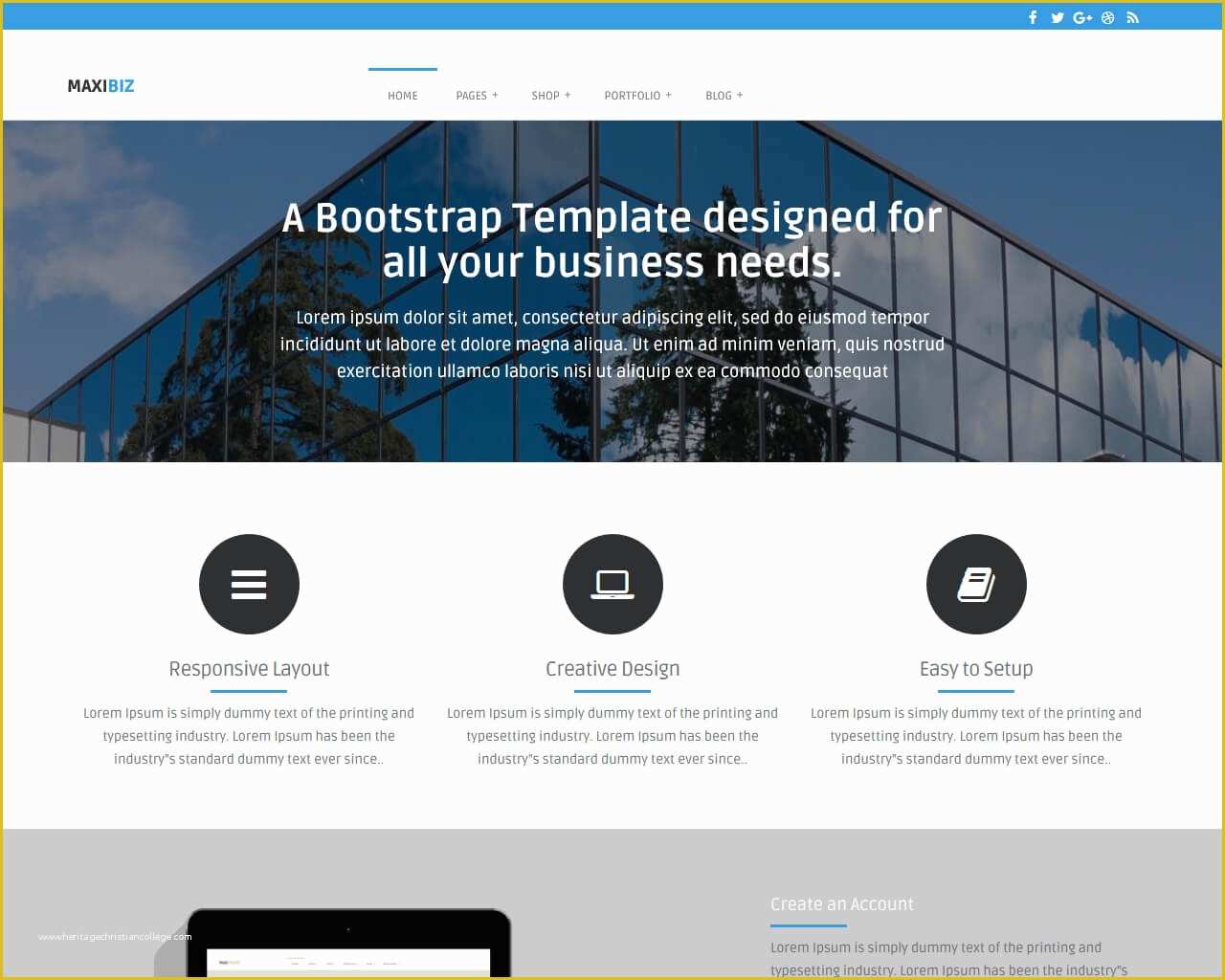 Free Bootstrap Tailor Website Template Free Tailor Website Templates 