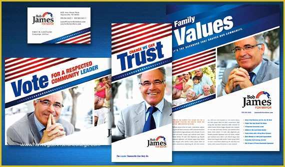 Free Campaign Cards Template Of 8 Best Of Political Campaign Brochures