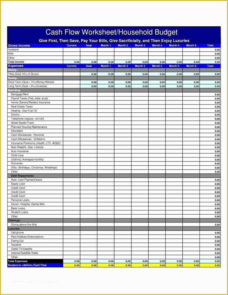 Free Cash Flow Template Excel Download Of Free Cash Flow Software Excel 