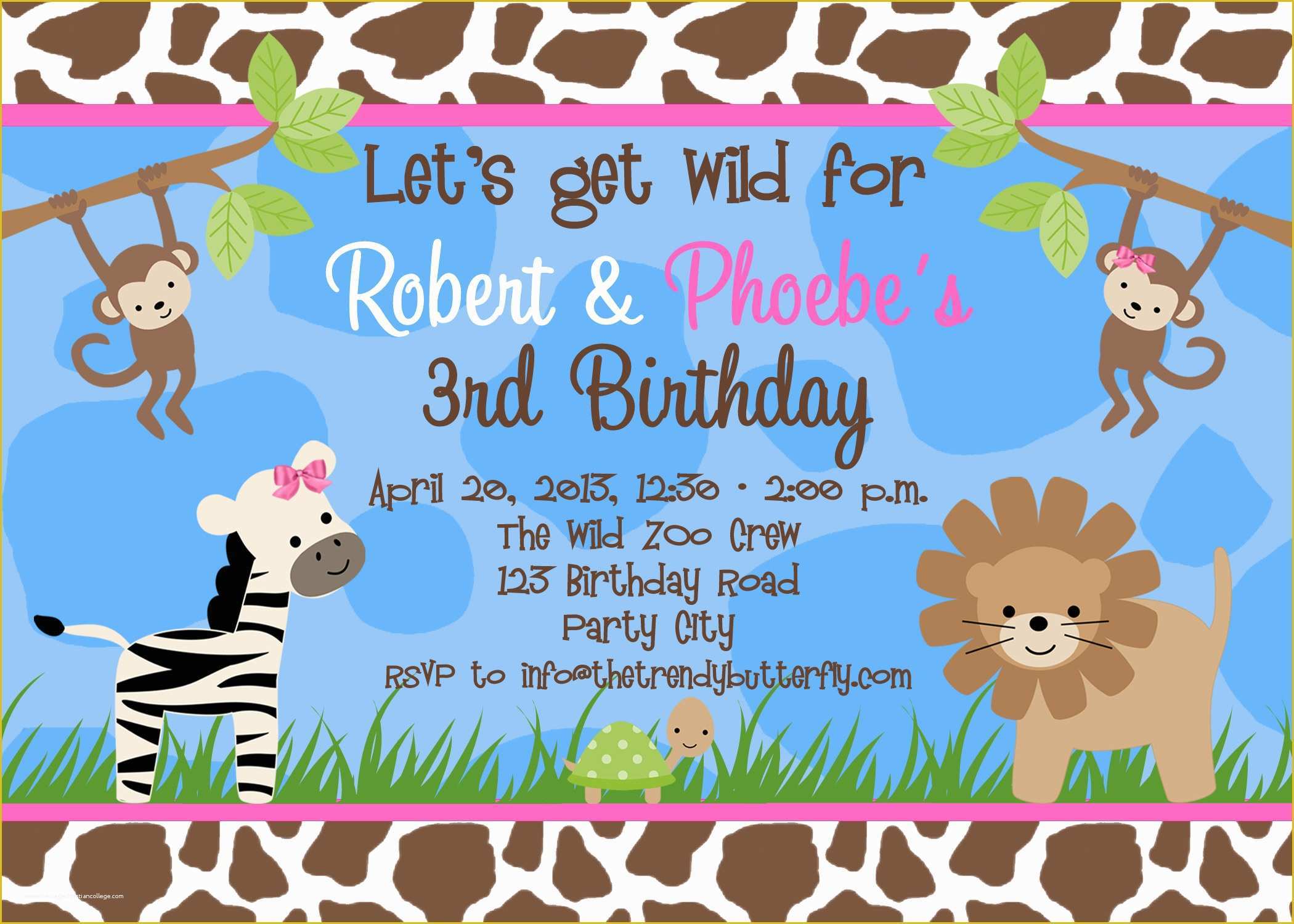 Free Childrens Party Invites Templates Of 5 Party Invitation Templates 