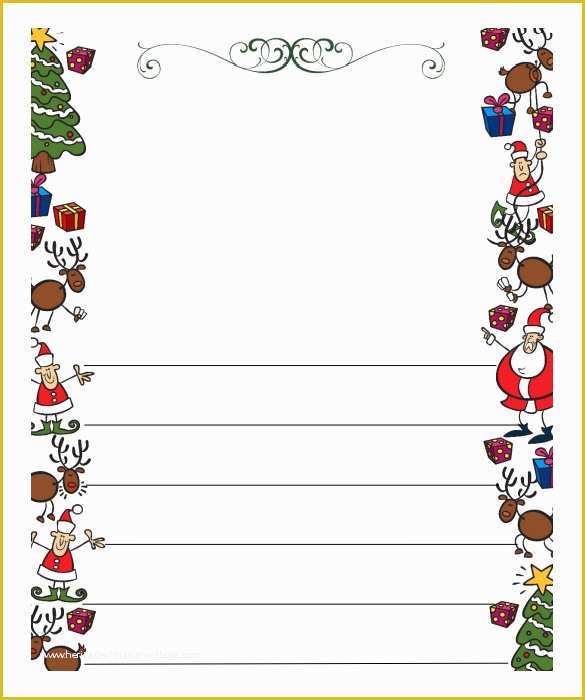 Free Christmas Letter Templates Microsoft Word Of 13 Christmas Letter 