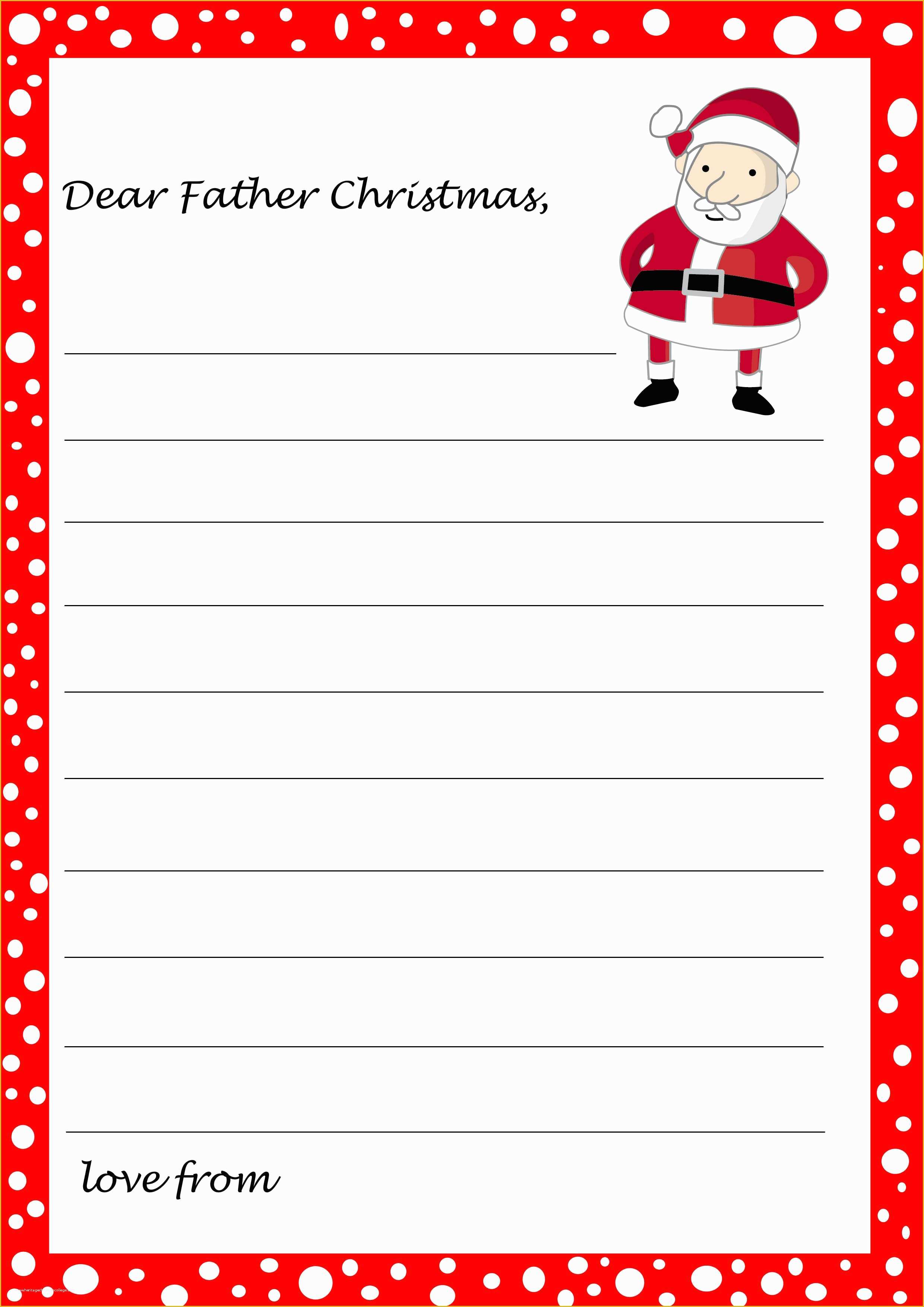 Free Christmas Letter Templates Of 6 Christmas Templates For Word 