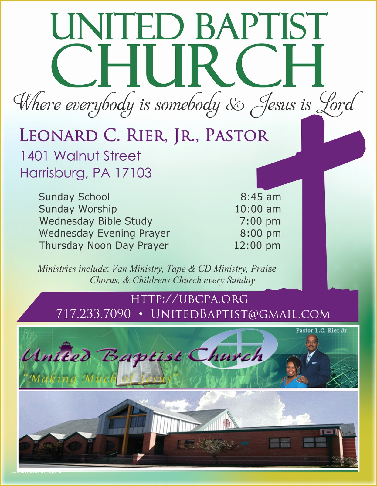 Church Flyer Template Free