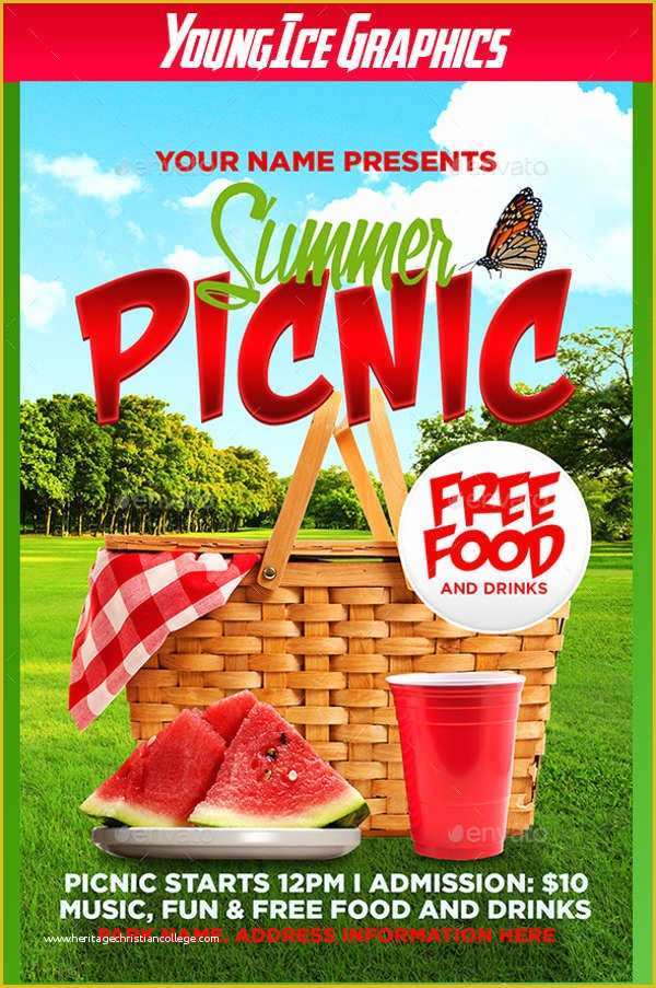 42 Free Church Picnic Flyer Templates Heritagechristiancollege