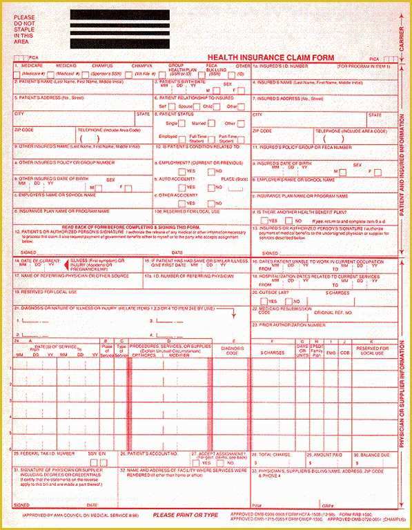 Free Cms 1500 Claim Form Template Of Quit Claim Form Free Download Form Resume Examples 