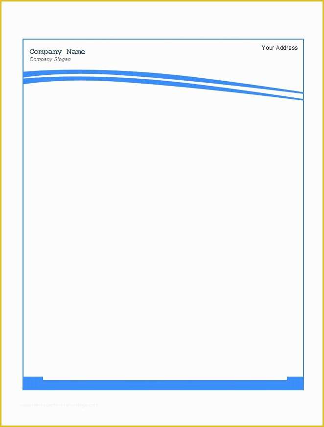 Free Company Letterhead Template Download Of 45 Free Letterhead 