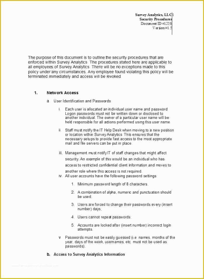 Free Cyber Security Policy Template Of 42 Information Security Policy ...