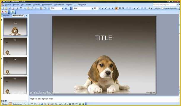 Free Dog Powerpoint Template Of Dog Ppt Template Free Download 