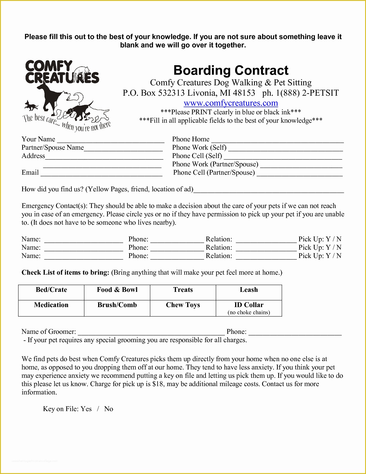 Free Dog Training Contract Template Of Stud Service Dog Breeding 