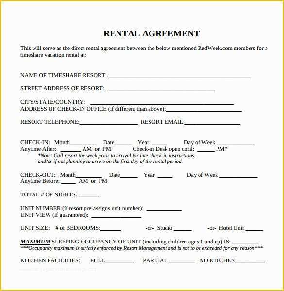 Free Download Rental Lease Agreement Templates Of Sample Blank Rental Agreement 9 Free Documents 