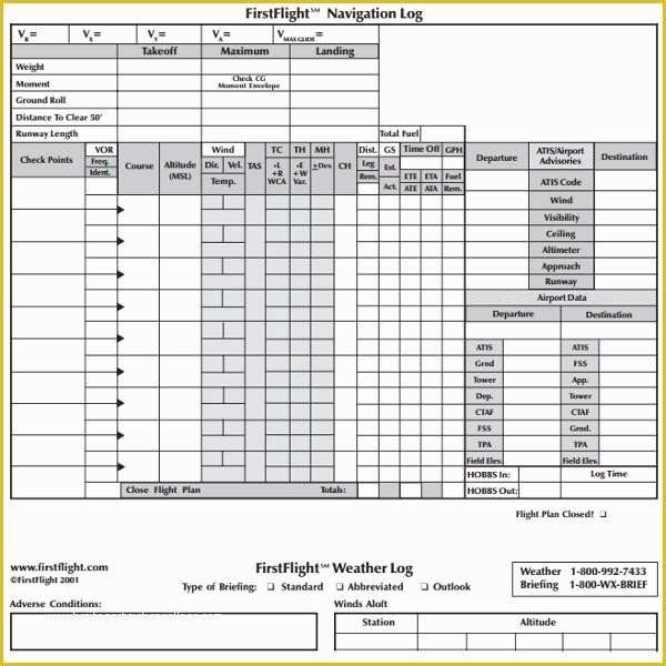 how to fill out logbook pilot