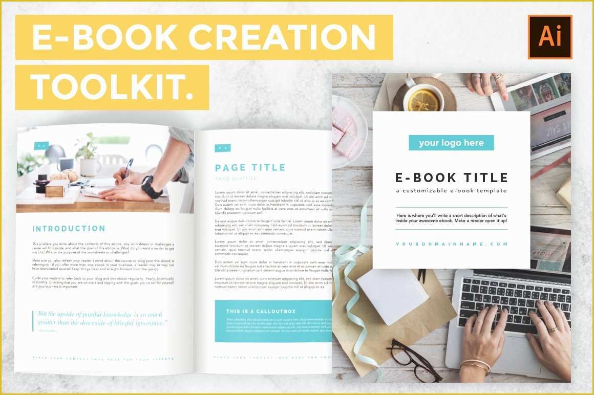 Free Ebook Templates For Word Of Illustrator E Book Creation Toolkit 