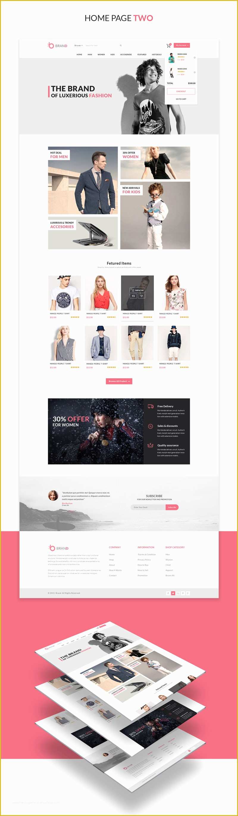 Free Ecommerce Website Templates Shopping Cart Download Of Brand 