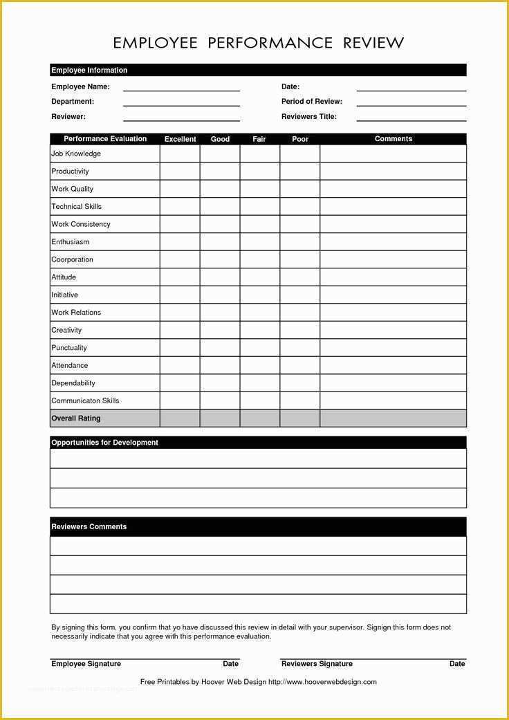 Free Employee Evaluation form Template Of 163 Best Images About Hr Stuff On Pinterest