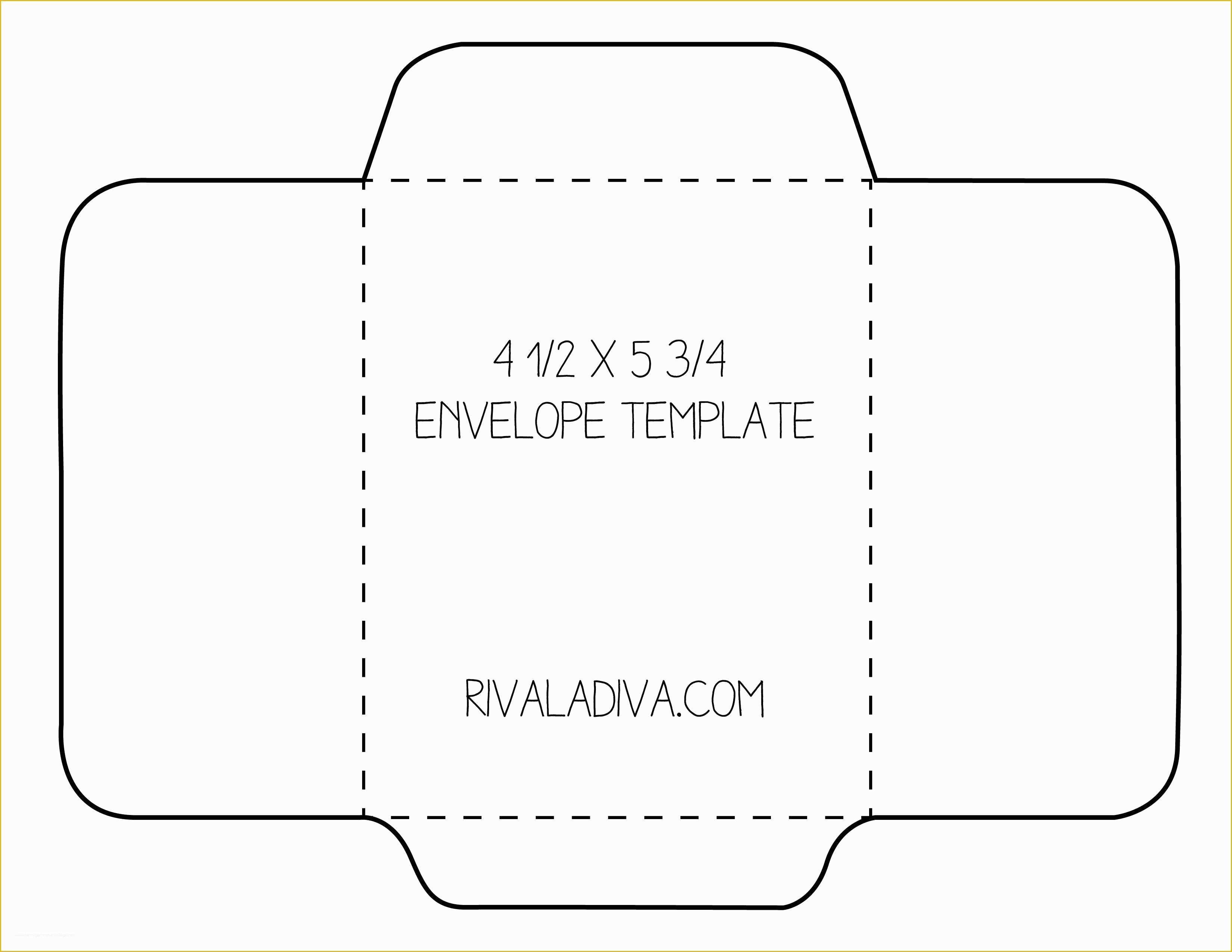 Fold Envelope Template