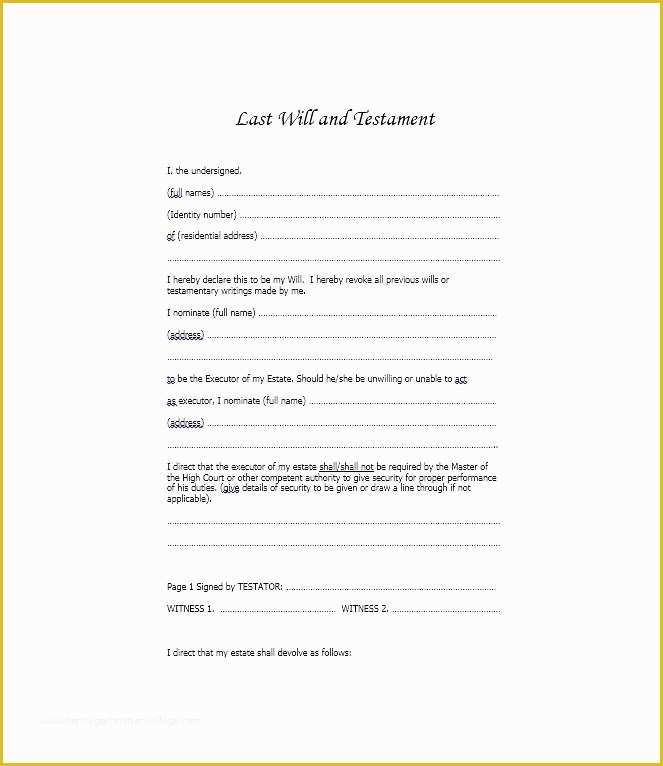 Free Printable Executor Of Estate Form Free Templates Printable