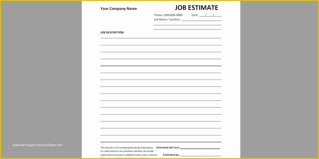 Free Estimate Template Pdf Of Every Free Estimate Template You Need the 14 Best