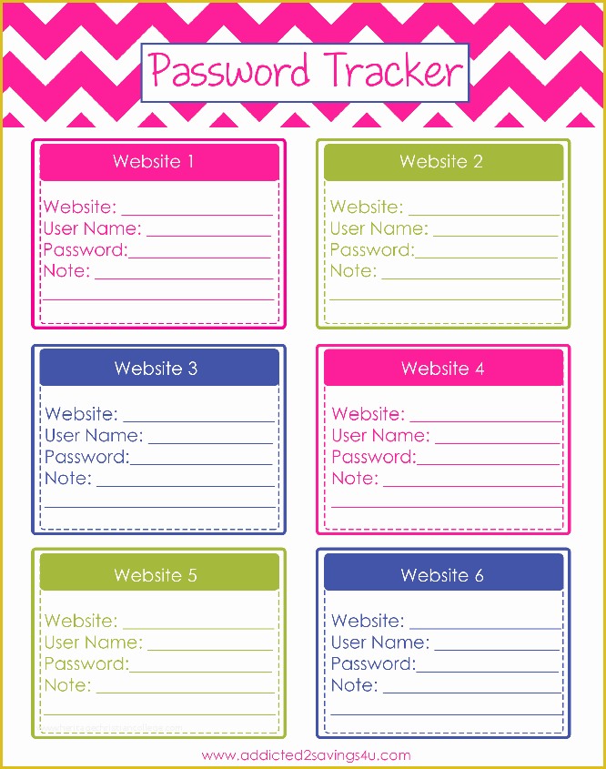 Free Excel Password Manager Template Printable Templates